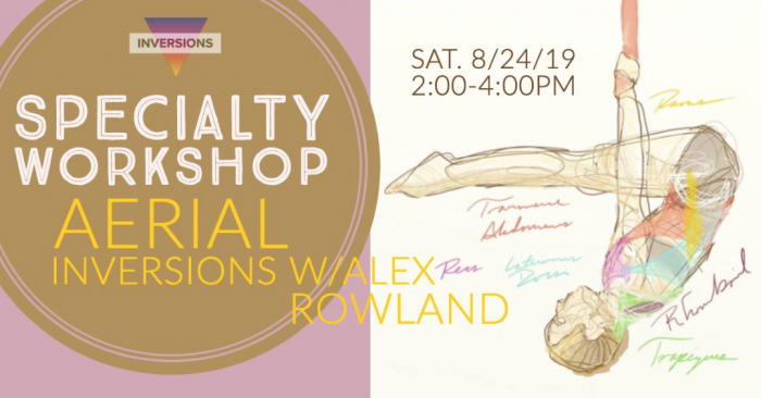 SPECIALTY WORKSHOP 8/24/19 | 2:00-4:00pm